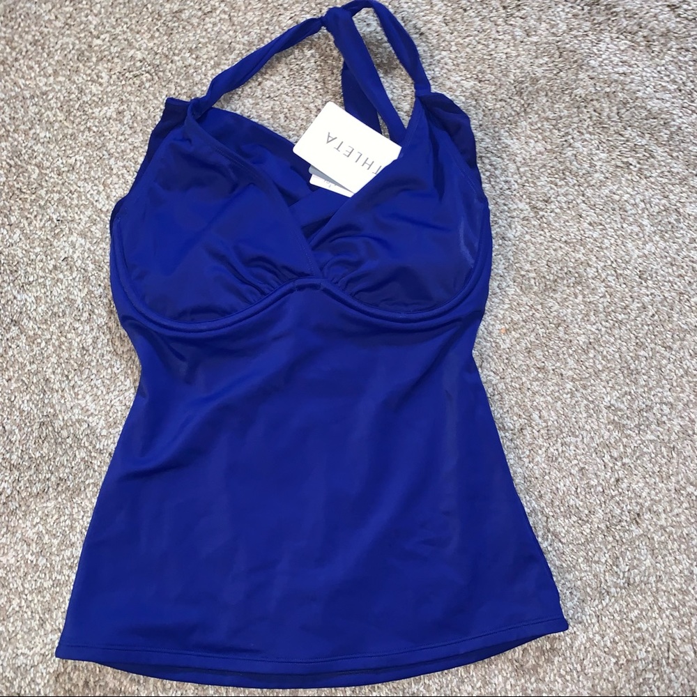 ATHLETA TANKINI BLUE TOP NWT (P)